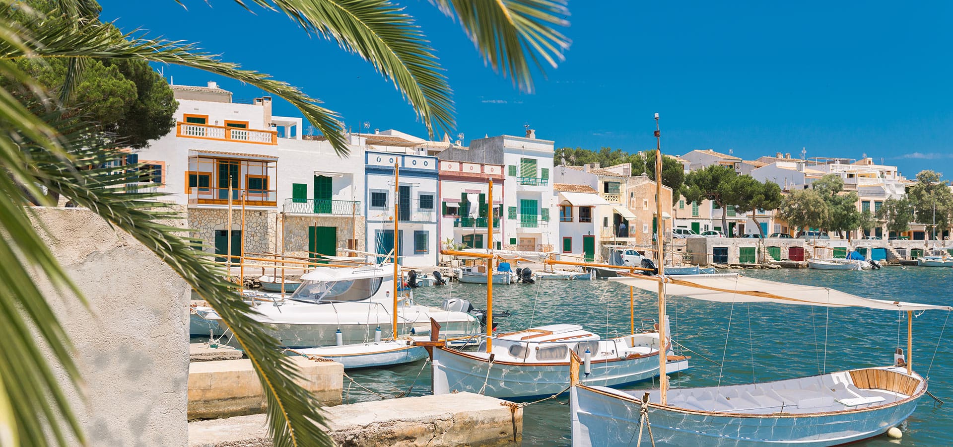 Clima en Mallorca, imagen estival de Porto Colom