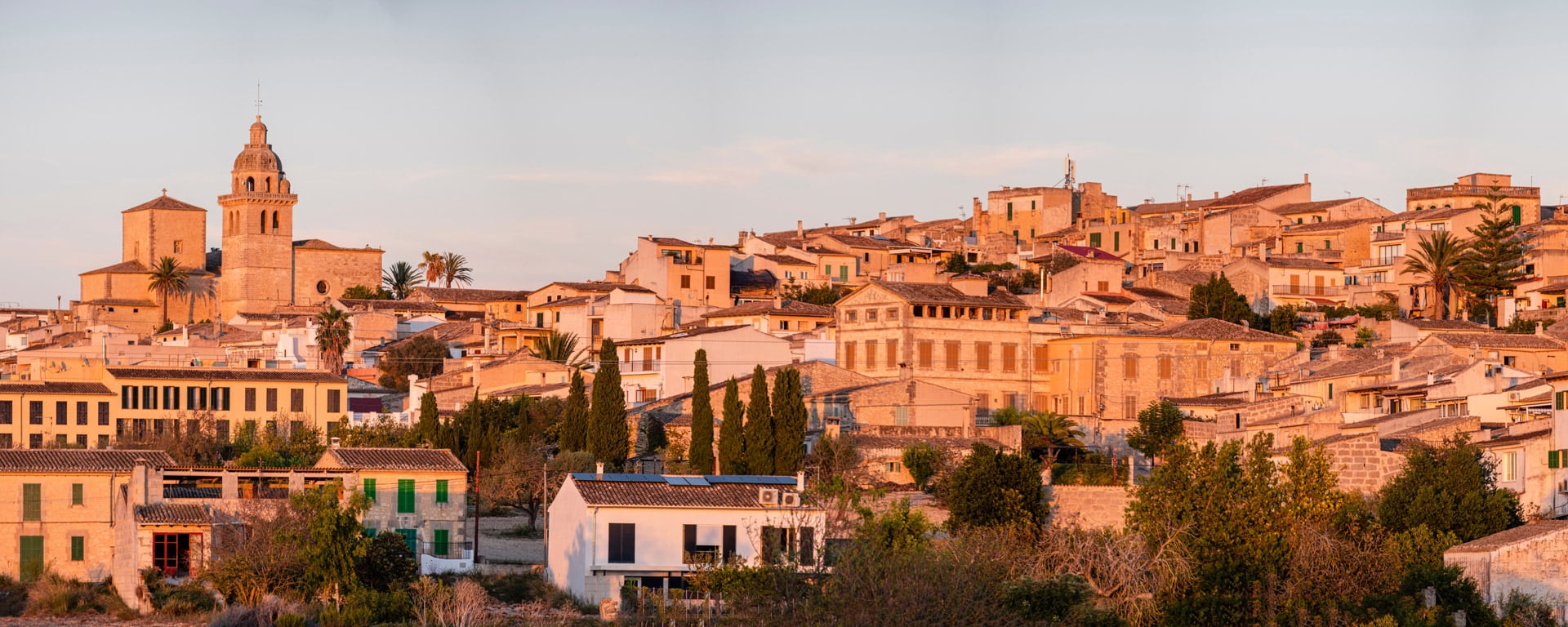 Montuiri, Mallorca, al atardecer