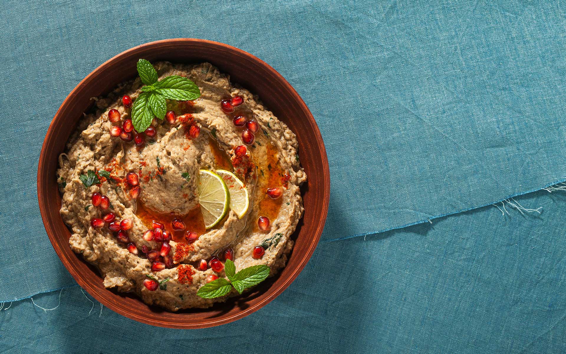 Receta de Baba Ganoush, cocina mediterránea